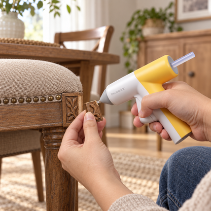 Small non-structural home craft repair with the CREATOR G1 hot glue gun
